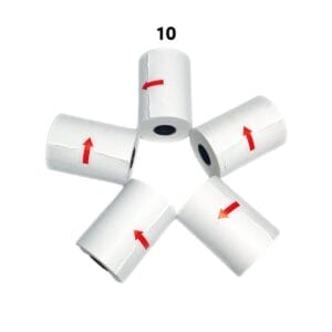 Rollos de papel térmicos 57x30 para impresoras portátiles bluetooth